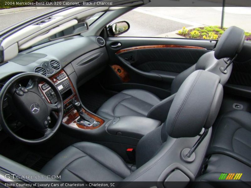  2004 CLK 320 Cabriolet Charcoal Interior