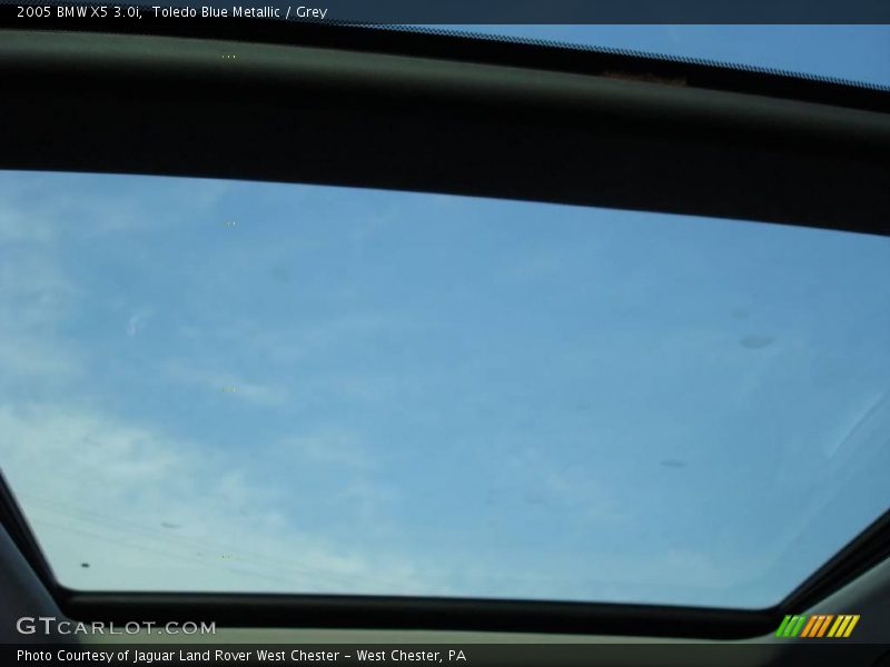 Toledo Blue Metallic / Grey 2005 BMW X5 3.0i