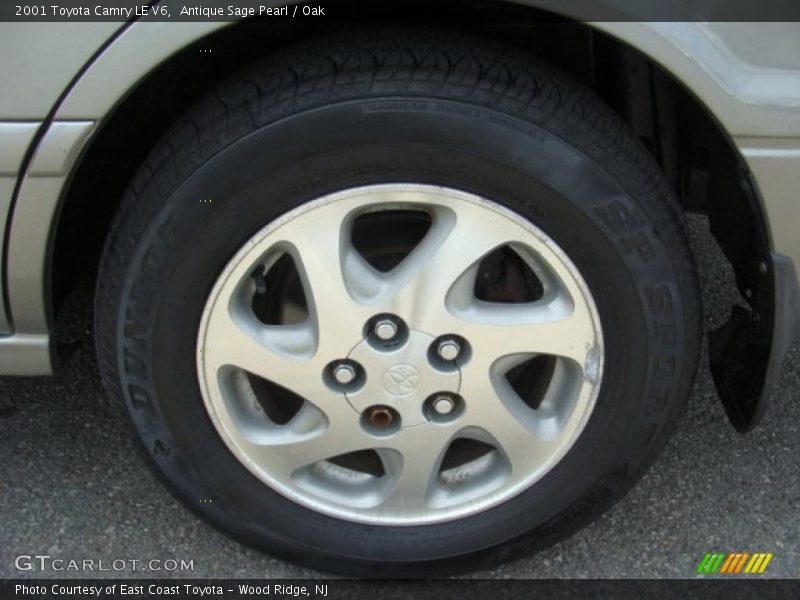 Antique Sage Pearl / Oak 2001 Toyota Camry LE V6