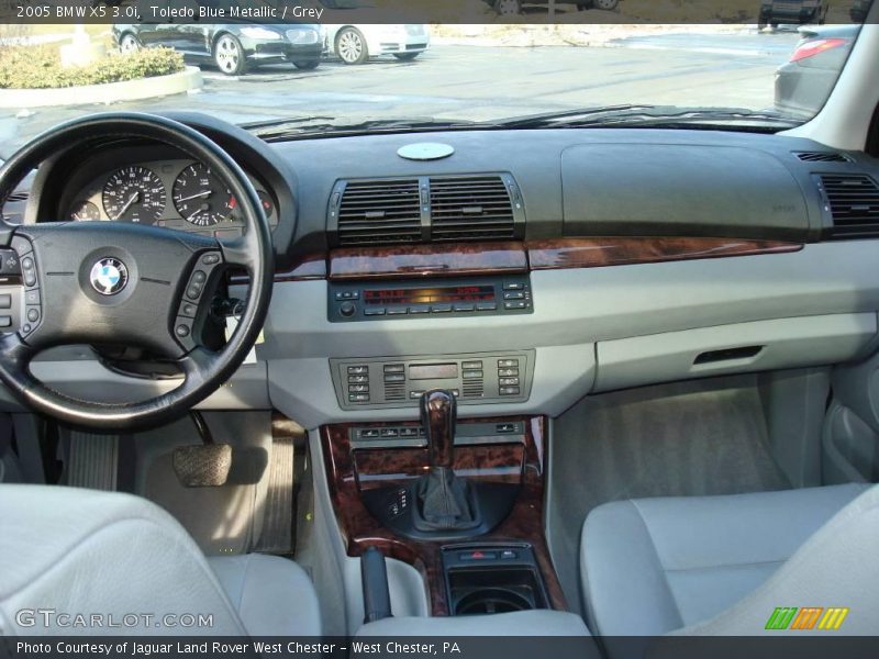 Toledo Blue Metallic / Grey 2005 BMW X5 3.0i
