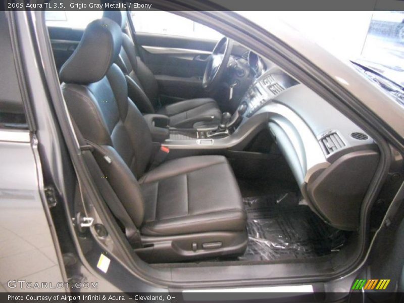 Grigio Gray Metallic / Ebony 2009 Acura TL 3.5