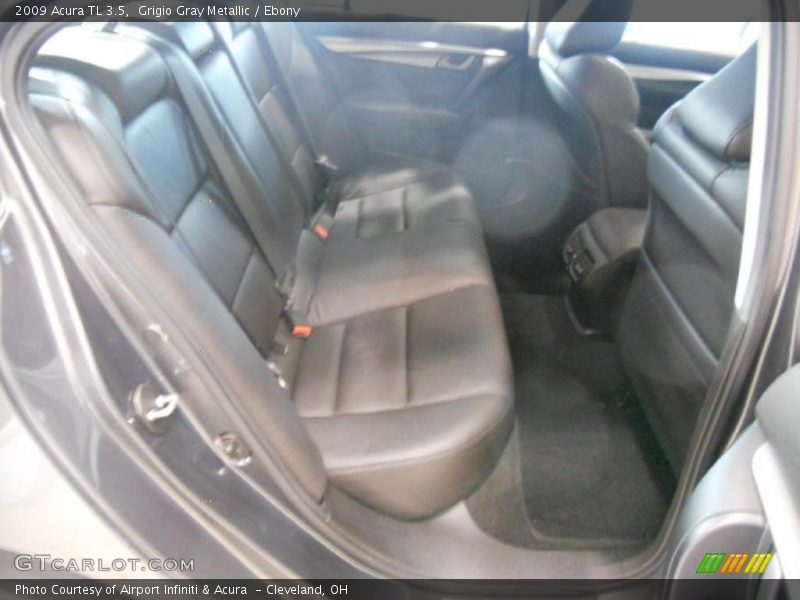 Grigio Gray Metallic / Ebony 2009 Acura TL 3.5
