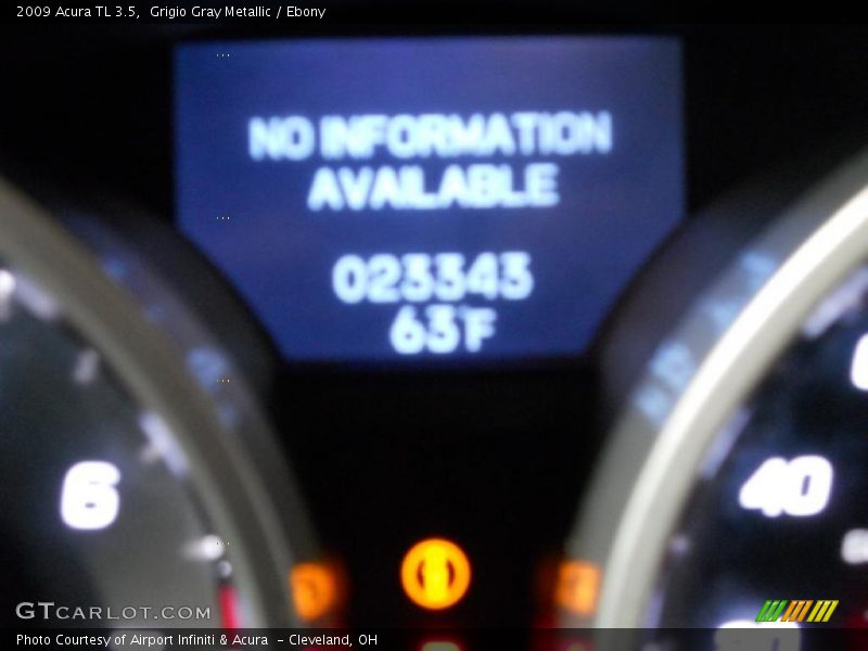 Grigio Gray Metallic / Ebony 2009 Acura TL 3.5
