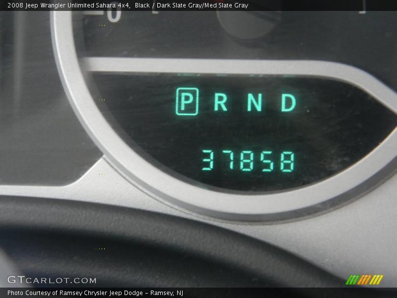 Black / Dark Slate Gray/Med Slate Gray 2008 Jeep Wrangler Unlimited Sahara 4x4
