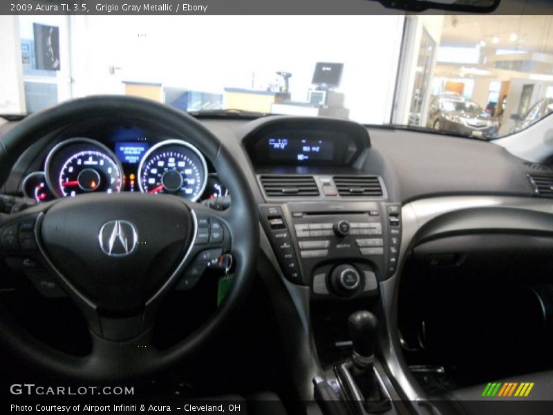 Grigio Gray Metallic / Ebony 2009 Acura TL 3.5