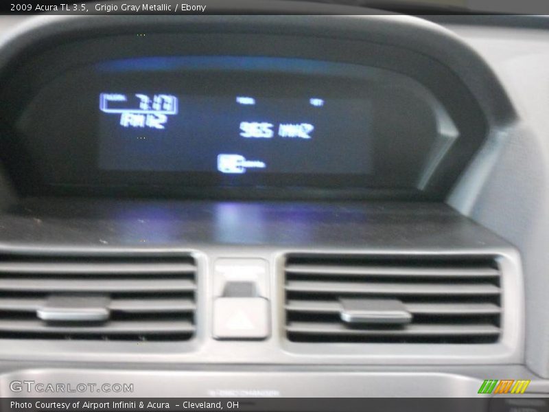 Grigio Gray Metallic / Ebony 2009 Acura TL 3.5