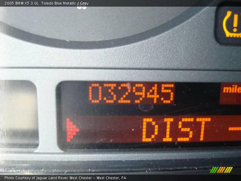 Toledo Blue Metallic / Grey 2005 BMW X5 3.0i