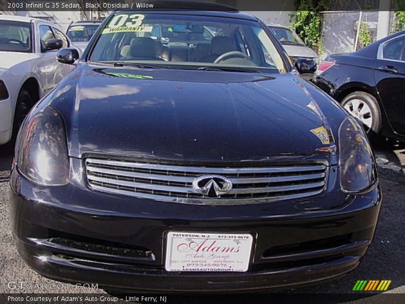 Black Obsidian / Willow 2003 Infiniti G 35 Sedan
