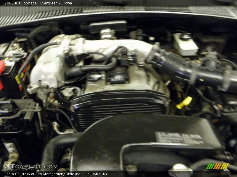 Evergreen / Brown 2001 Kia Sportage