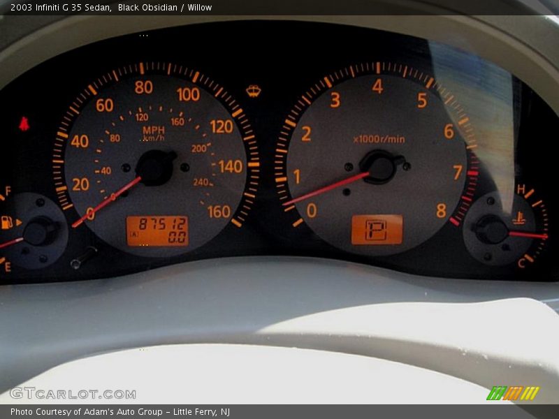 Black Obsidian / Willow 2003 Infiniti G 35 Sedan