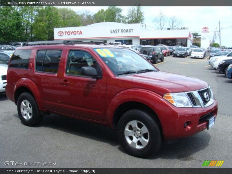 Red Brawn / Graphite 2008 Nissan Pathfinder S 4x4