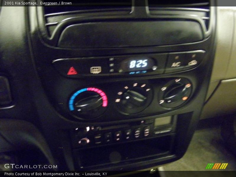 Evergreen / Brown 2001 Kia Sportage