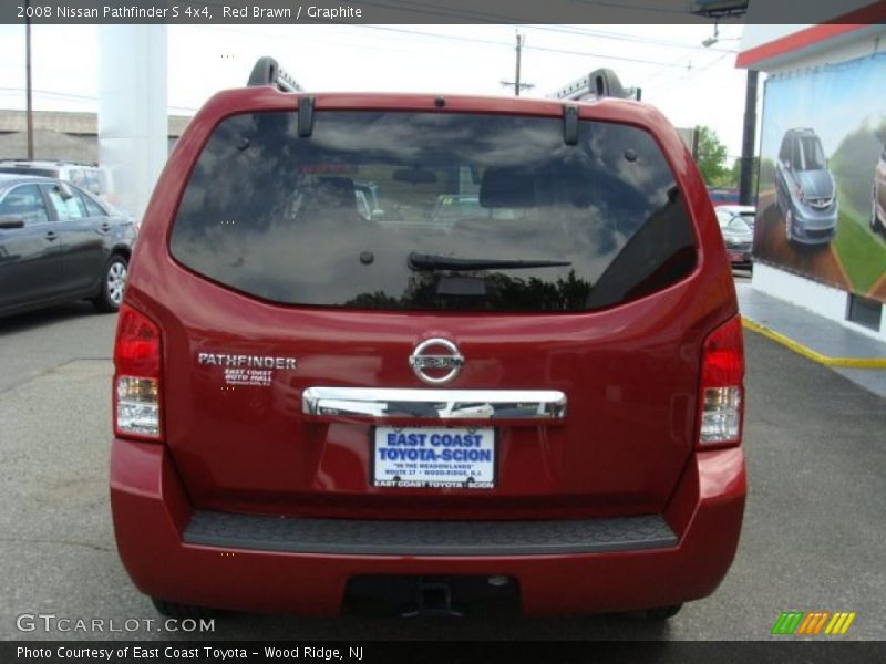 Red Brawn / Graphite 2008 Nissan Pathfinder S 4x4