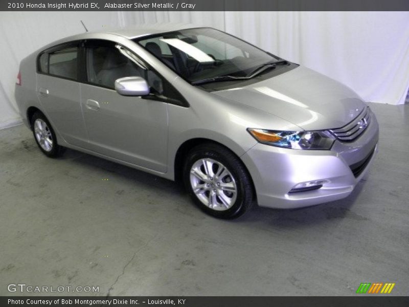 Alabaster Silver Metallic / Gray 2010 Honda Insight Hybrid EX