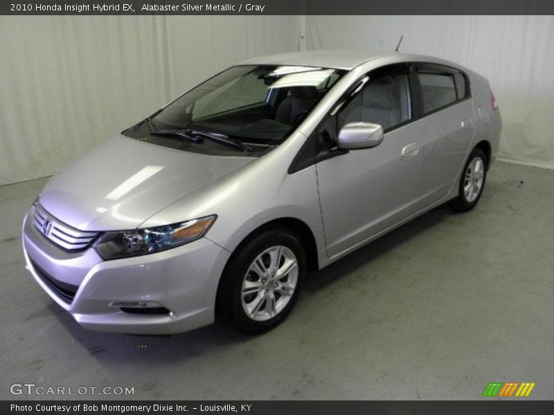 Alabaster Silver Metallic / Gray 2010 Honda Insight Hybrid EX