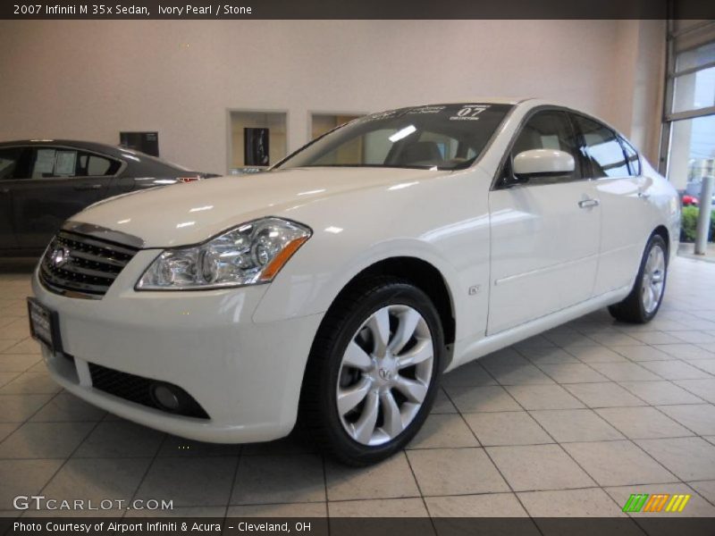 Ivory Pearl / Stone 2007 Infiniti M 35x Sedan