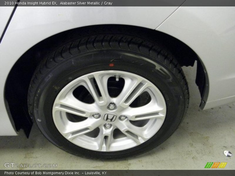 Alabaster Silver Metallic / Gray 2010 Honda Insight Hybrid EX
