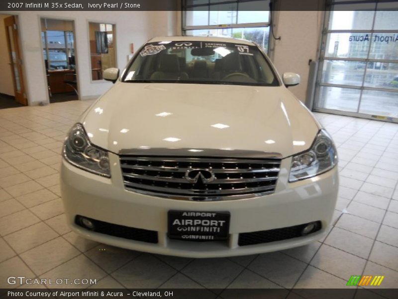 Ivory Pearl / Stone 2007 Infiniti M 35x Sedan