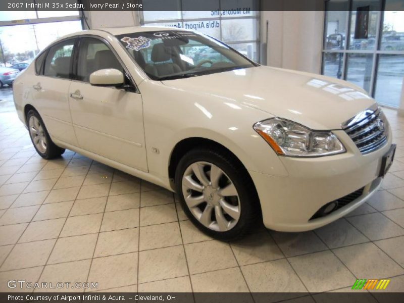 Ivory Pearl / Stone 2007 Infiniti M 35x Sedan