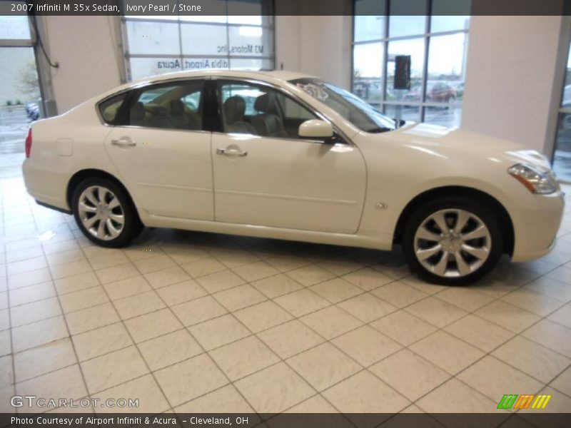 Ivory Pearl / Stone 2007 Infiniti M 35x Sedan