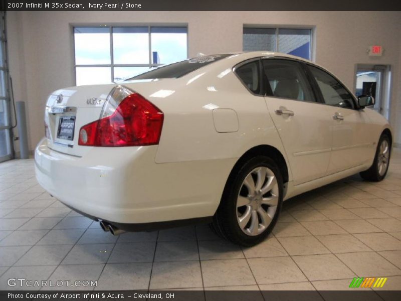 Ivory Pearl / Stone 2007 Infiniti M 35x Sedan