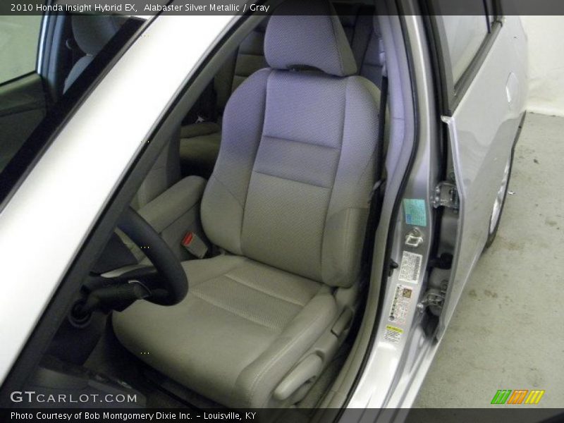Alabaster Silver Metallic / Gray 2010 Honda Insight Hybrid EX