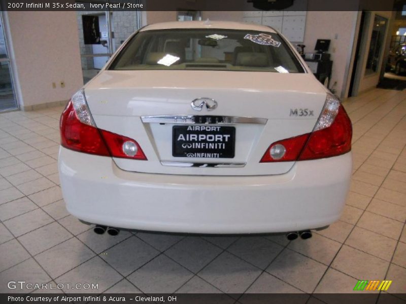 Ivory Pearl / Stone 2007 Infiniti M 35x Sedan