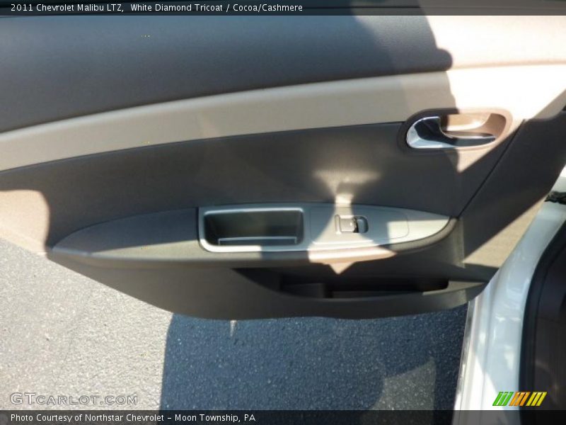 White Diamond Tricoat / Cocoa/Cashmere 2011 Chevrolet Malibu LTZ