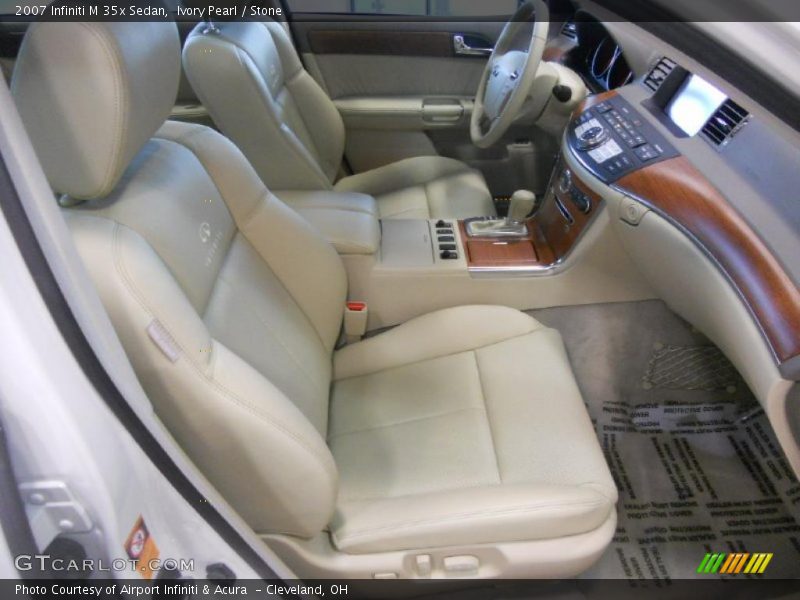 Ivory Pearl / Stone 2007 Infiniti M 35x Sedan