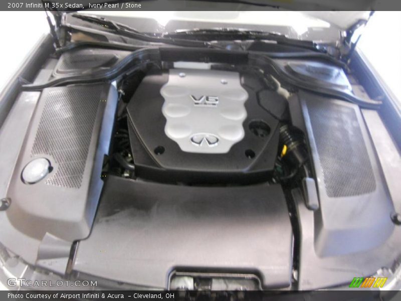 Ivory Pearl / Stone 2007 Infiniti M 35x Sedan