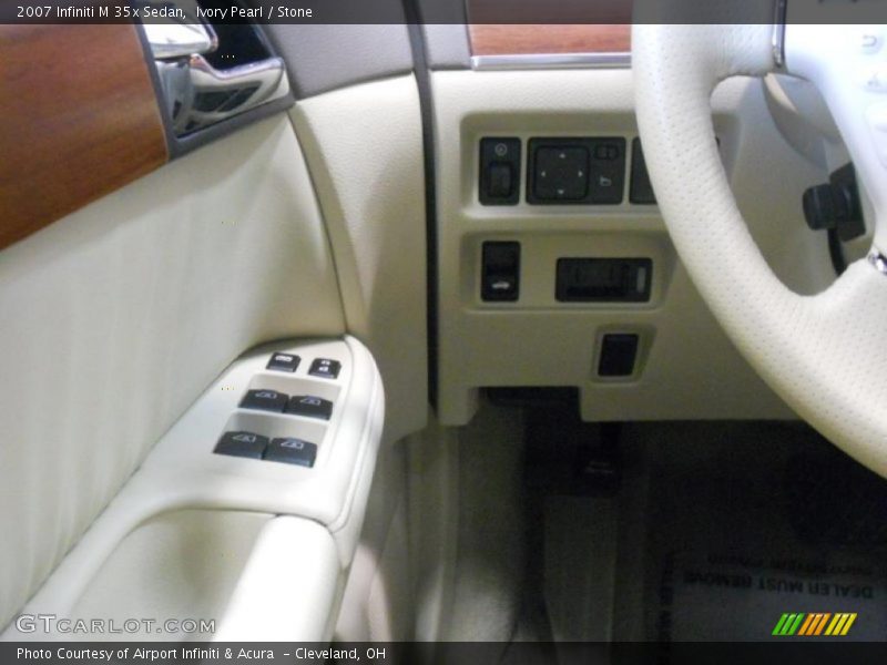 Ivory Pearl / Stone 2007 Infiniti M 35x Sedan