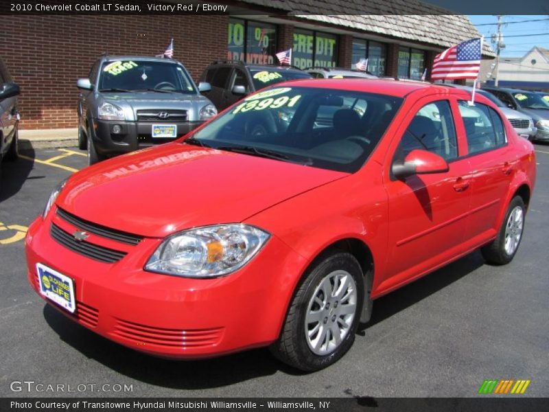 Victory Red / Ebony 2010 Chevrolet Cobalt LT Sedan