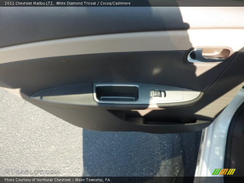 White Diamond Tricoat / Cocoa/Cashmere 2011 Chevrolet Malibu LTZ