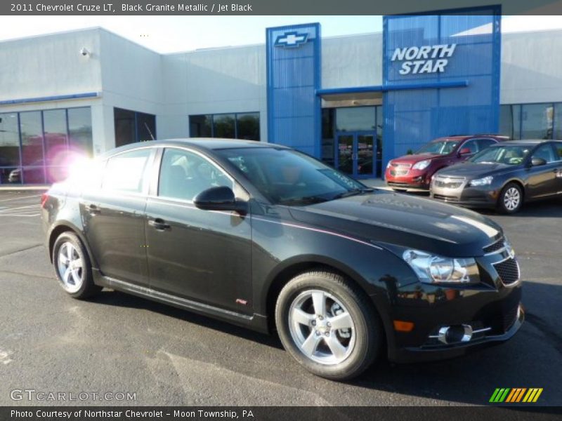 Black Granite Metallic / Jet Black 2011 Chevrolet Cruze LT