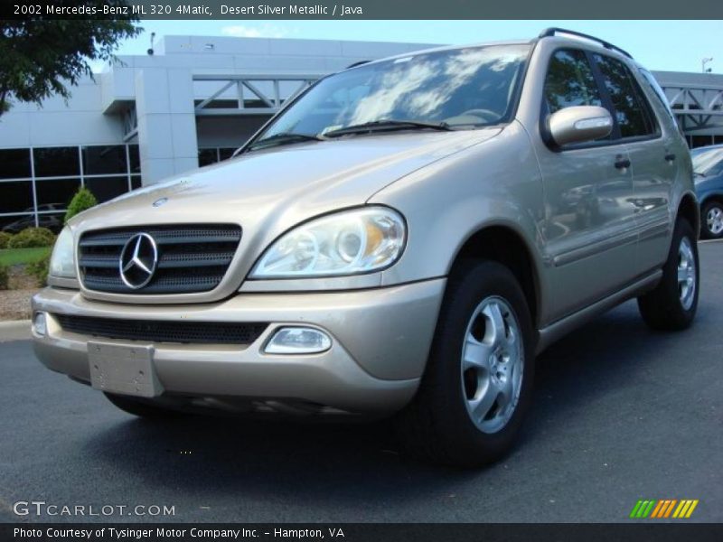 Desert Silver Metallic / Java 2002 Mercedes-Benz ML 320 4Matic