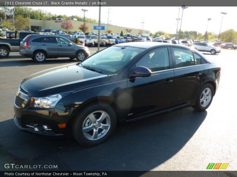 Black Granite Metallic / Jet Black 2011 Chevrolet Cruze LT