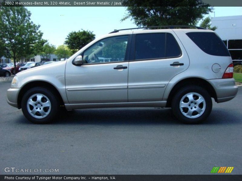 Desert Silver Metallic / Java 2002 Mercedes-Benz ML 320 4Matic