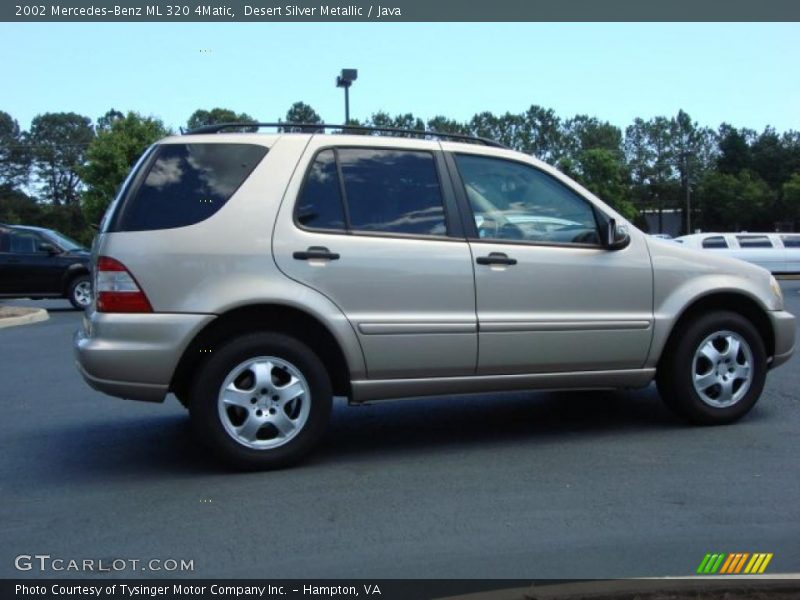 Desert Silver Metallic / Java 2002 Mercedes-Benz ML 320 4Matic