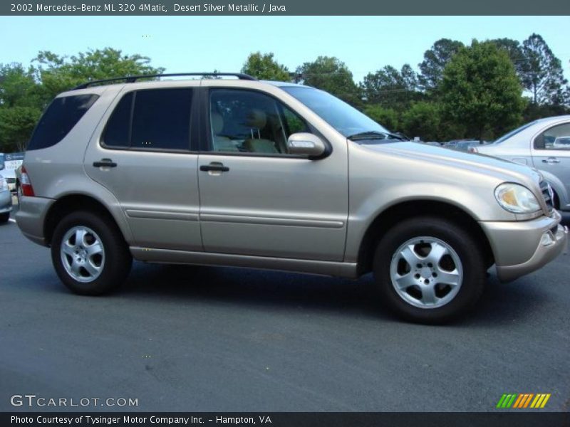 Desert Silver Metallic / Java 2002 Mercedes-Benz ML 320 4Matic