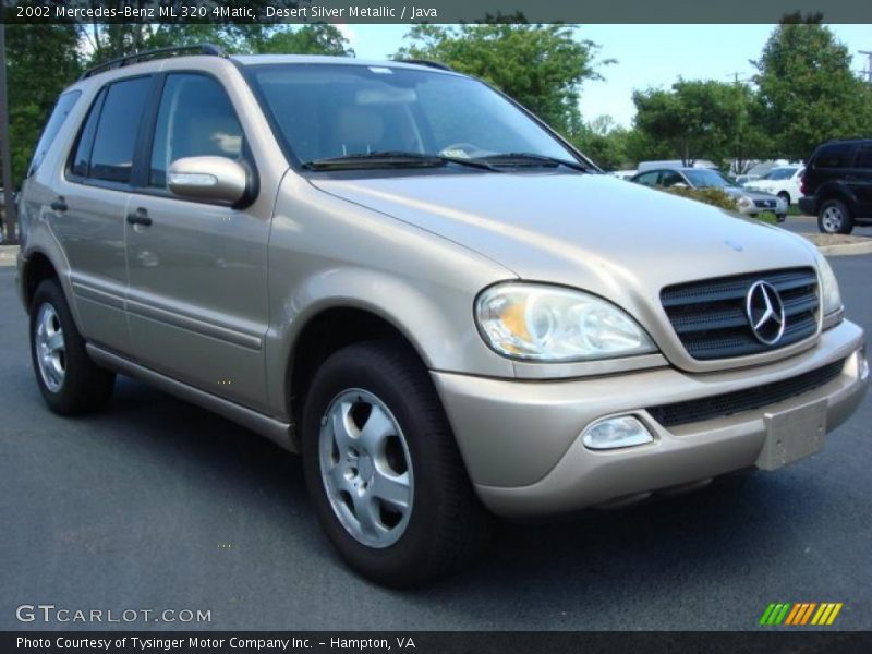 Desert Silver Metallic / Java 2002 Mercedes-Benz ML 320 4Matic
