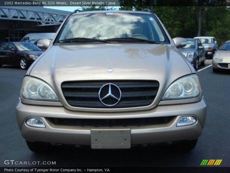 Desert Silver Metallic / Java 2002 Mercedes-Benz ML 320 4Matic