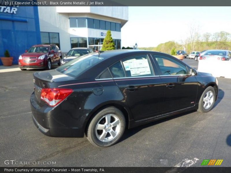 Black Granite Metallic / Jet Black 2011 Chevrolet Cruze LT