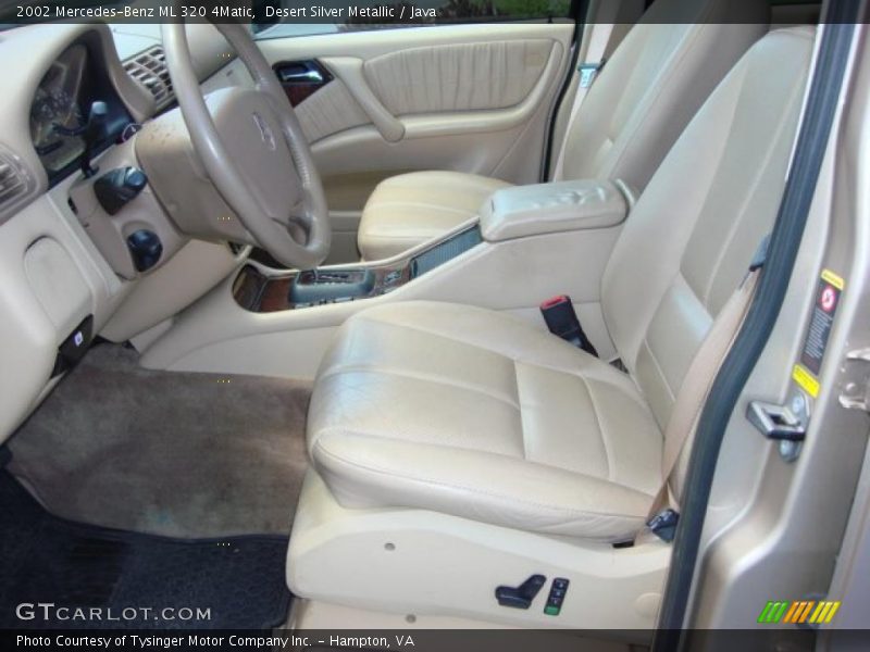 Desert Silver Metallic / Java 2002 Mercedes-Benz ML 320 4Matic