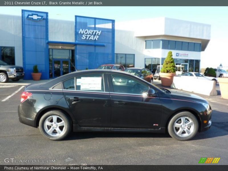 Black Granite Metallic / Jet Black 2011 Chevrolet Cruze LT