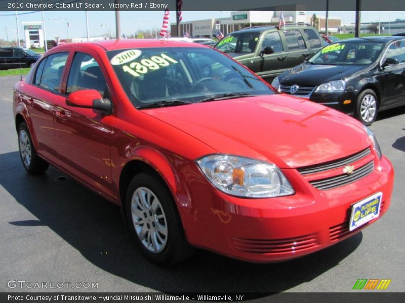 Victory Red / Ebony 2010 Chevrolet Cobalt LT Sedan