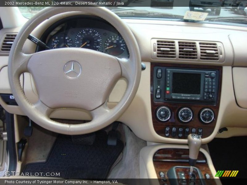 Desert Silver Metallic / Java 2002 Mercedes-Benz ML 320 4Matic