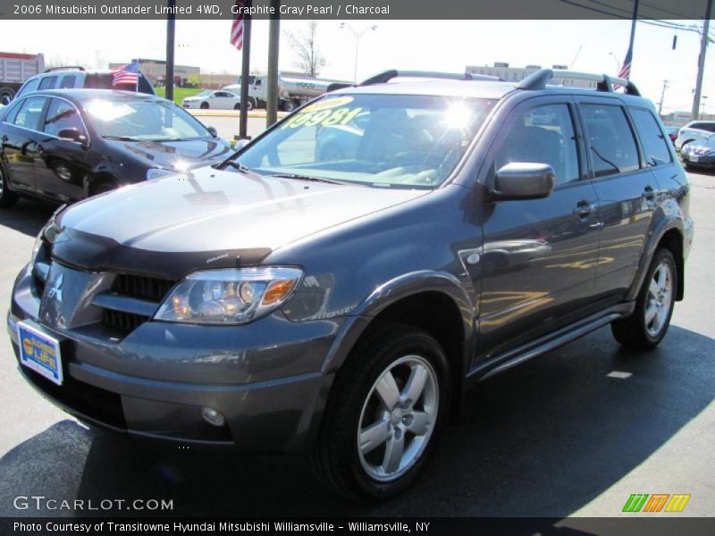 Graphite Gray Pearl / Charcoal 2006 Mitsubishi Outlander Limited 4WD