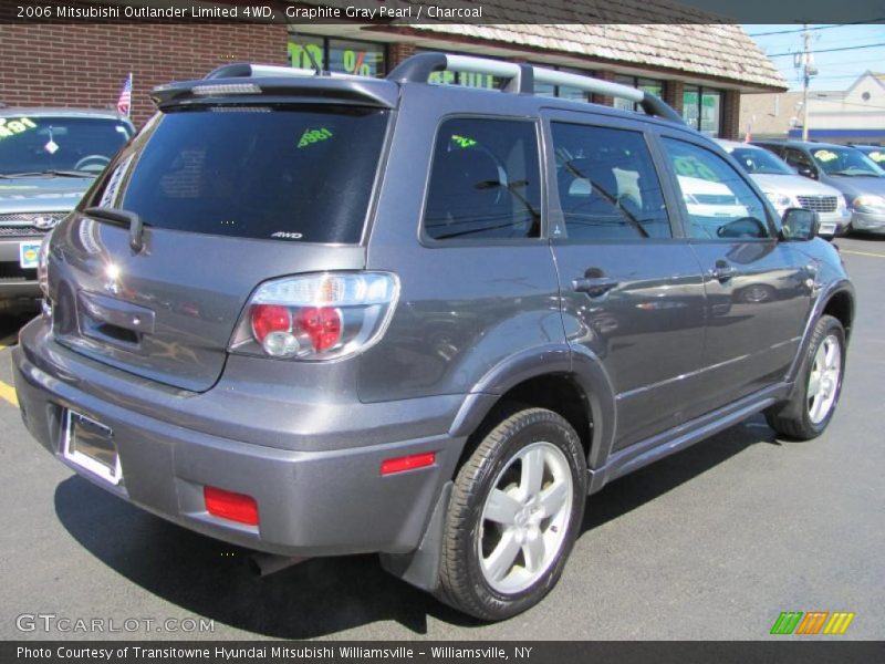 Graphite Gray Pearl / Charcoal 2006 Mitsubishi Outlander Limited 4WD