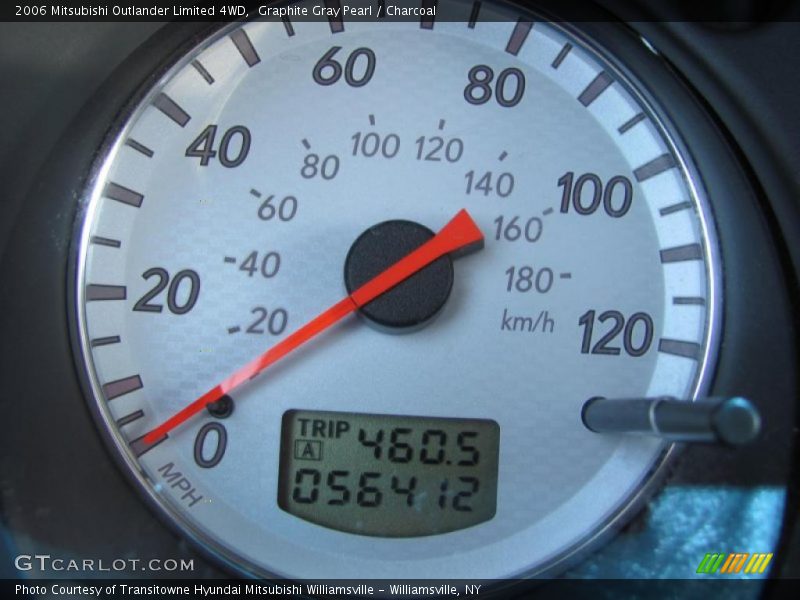 Graphite Gray Pearl / Charcoal 2006 Mitsubishi Outlander Limited 4WD