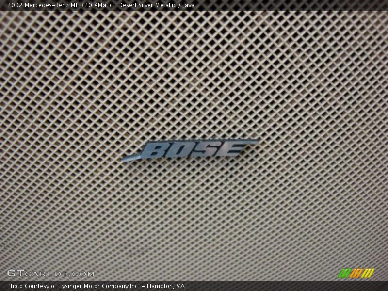 Desert Silver Metallic / Java 2002 Mercedes-Benz ML 320 4Matic